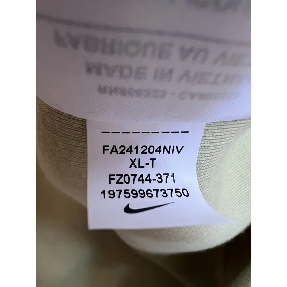 Nike Tech Fleece Hoodie FZ0744-371 Olive Aura Men's Size XL-TALL New